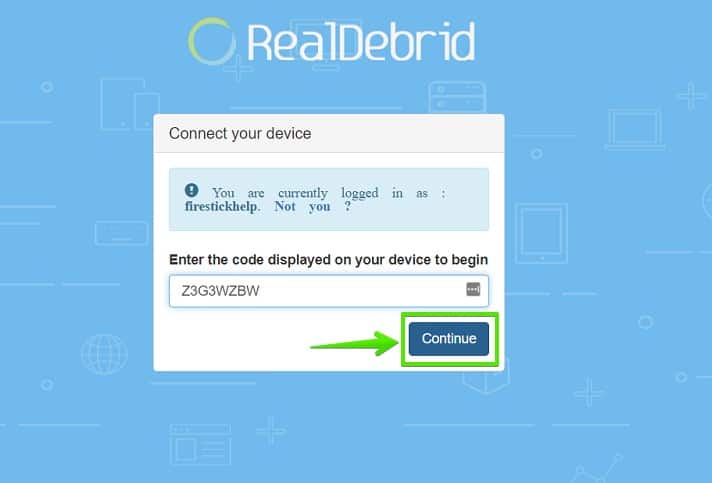 real debrid authorize device